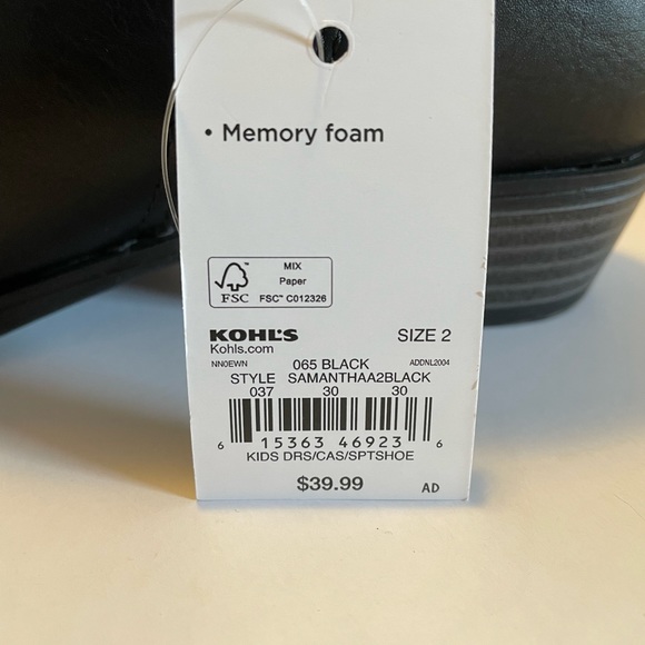 SO Samanthaa2 girl’s black ankle boots size 2 - Picture 9 of 9